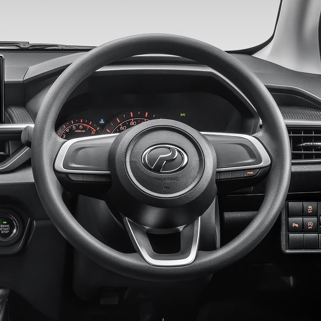 Steering Wheel with Power Mode Drive