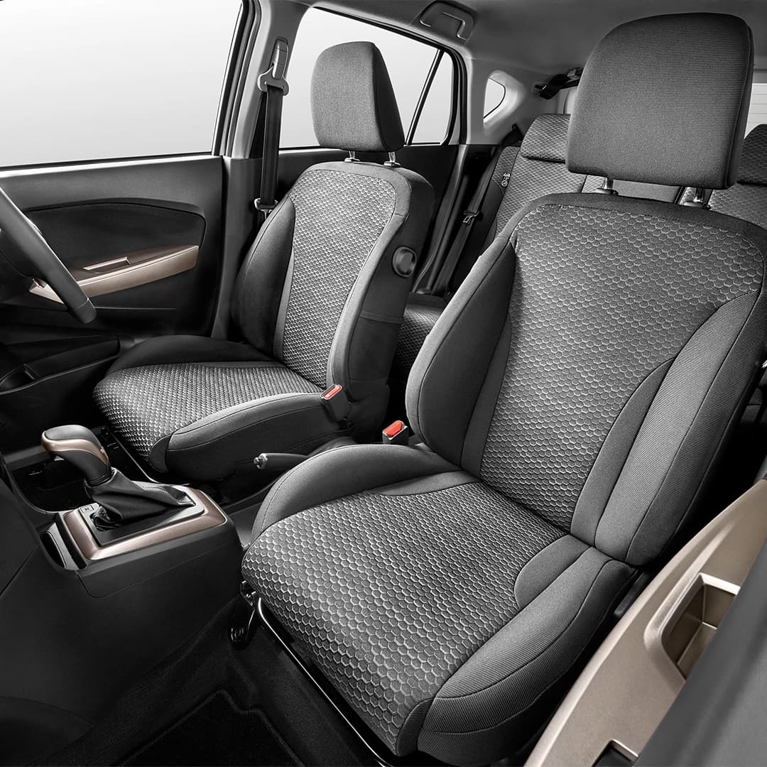 Fabric Seats with Honeycomb Design