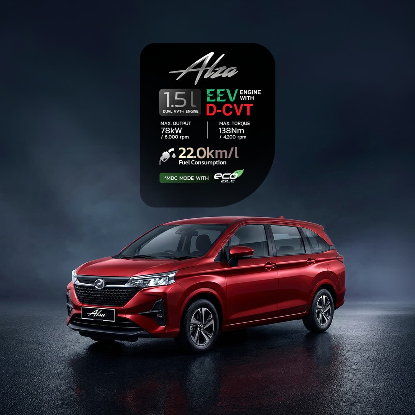 Perodua Alza Technology and Connectivity mobile